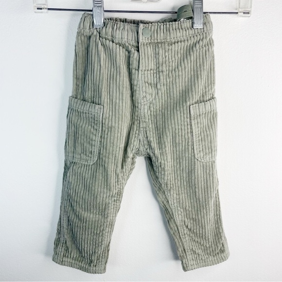 H&M Other - H&M Kids Toddler Boy Light Olive Green Corduroy Pants Brand New Size 18 months M